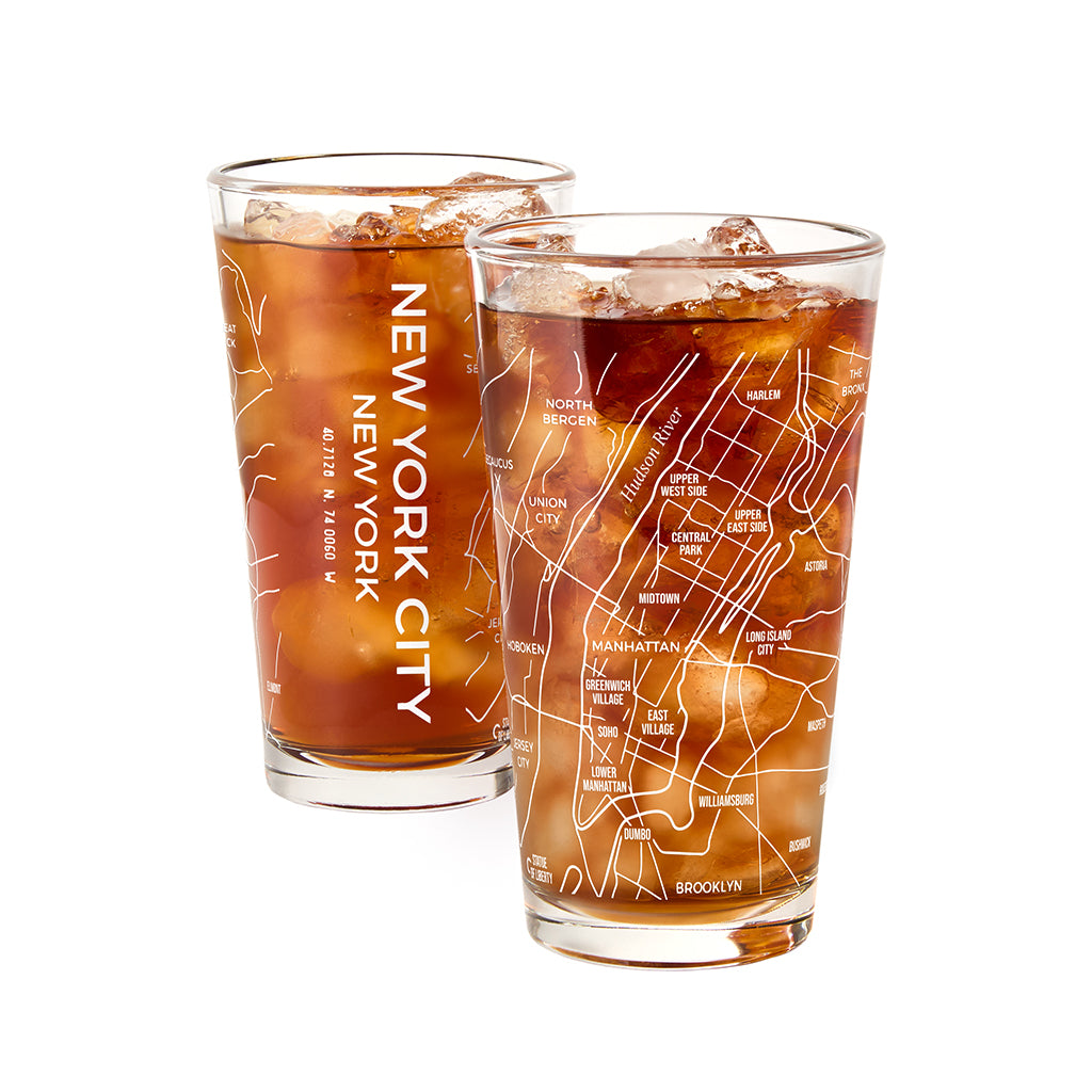 THE PINT - New York City Map, 16oz