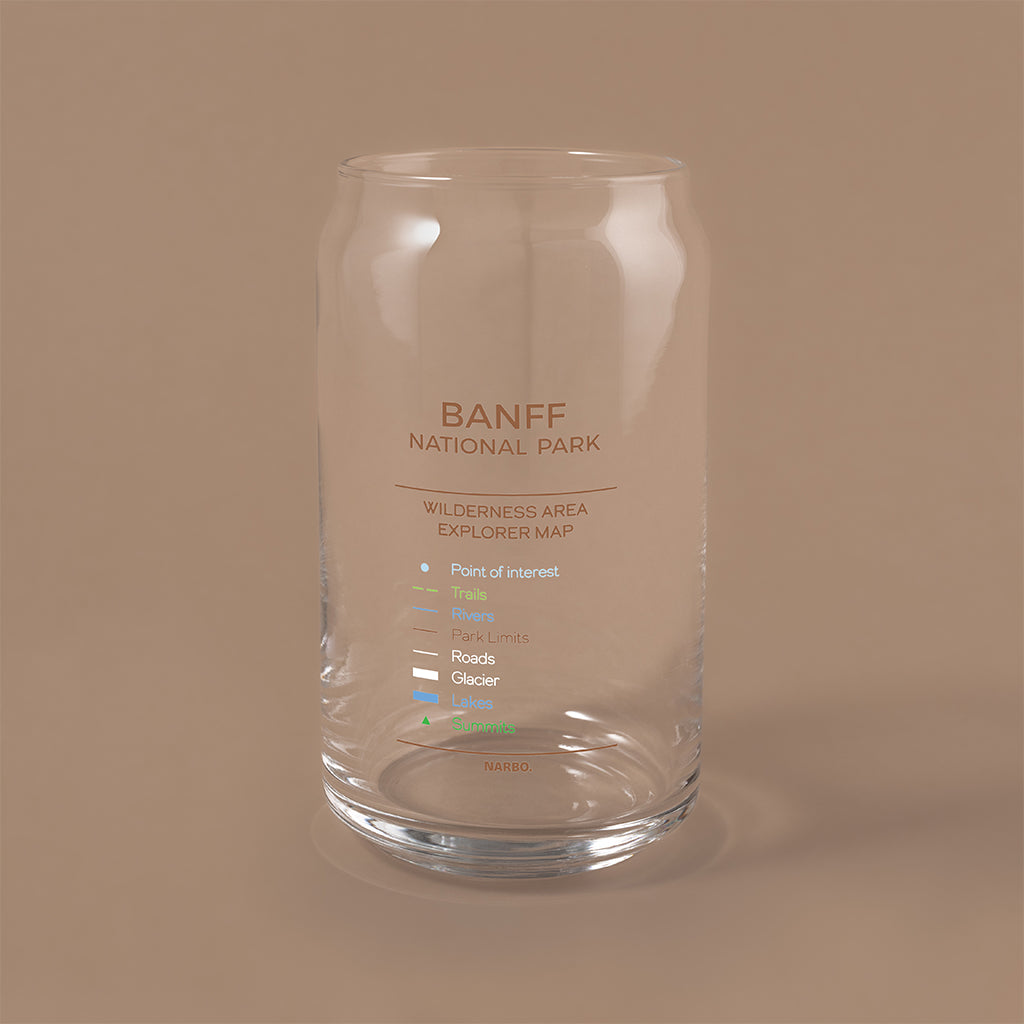 THE CAN - Banff National Park Explorer Map, 16oz