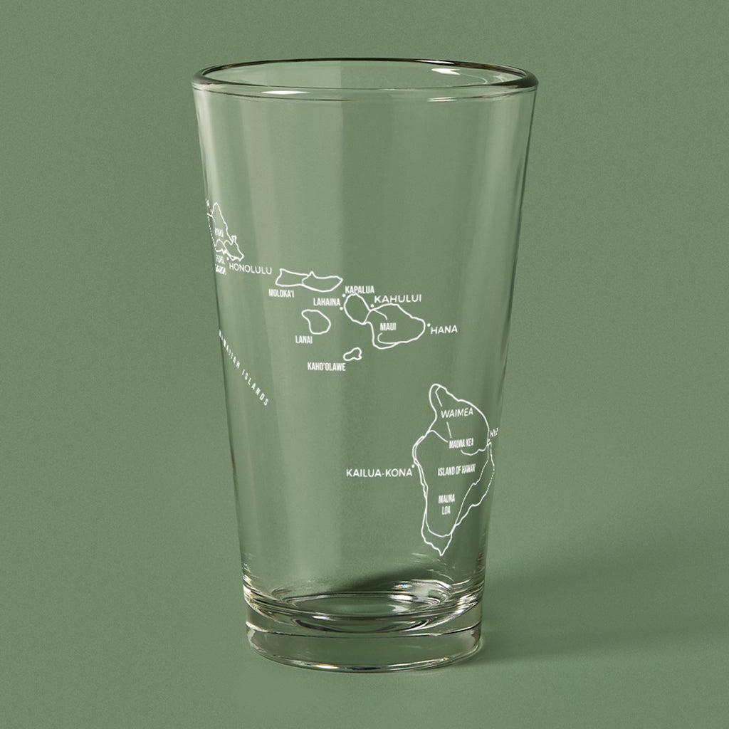 THE PINT -  Hawaii Map, 16oz