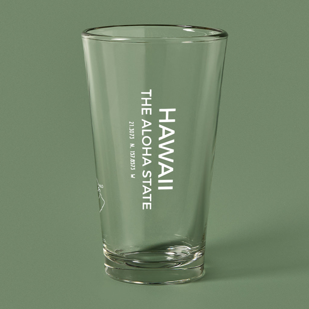 THE PINT -  Hawaii Map, 16oz