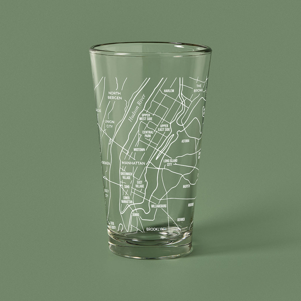 THE PINT -  New York City Map, 16oz