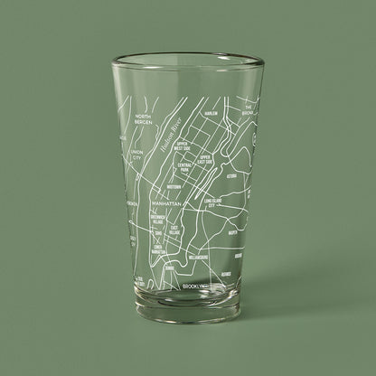 THE PINT -  New York City Map, 16oz