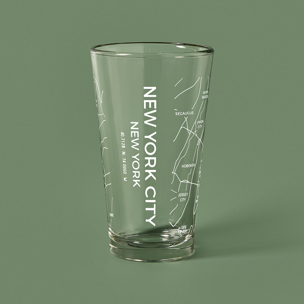 THE PINT -  New York City Map, 16oz