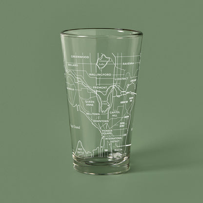 THE PINT -  Seattle Map, 16oz