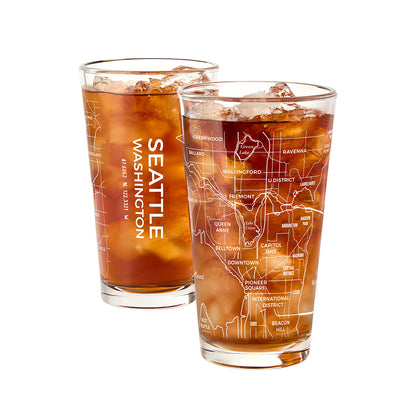 THE PINT -  Seattle Map, 16oz