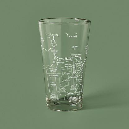 THE PINT -  San Francisco Map, 16oz