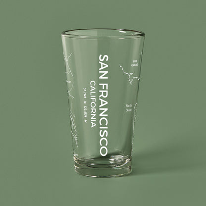 THE PINT -  San Francisco Map, 16oz