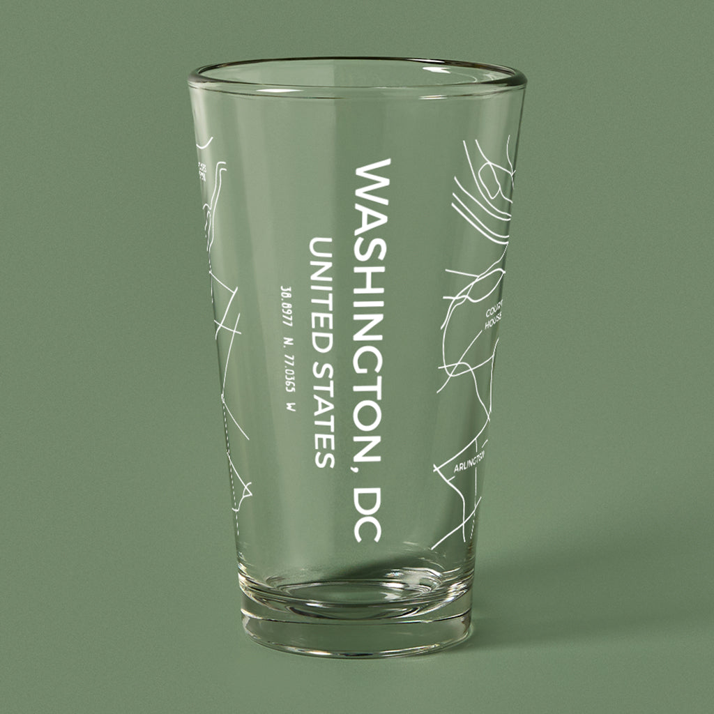 THE PINT -  Washington DC Map, 16oz