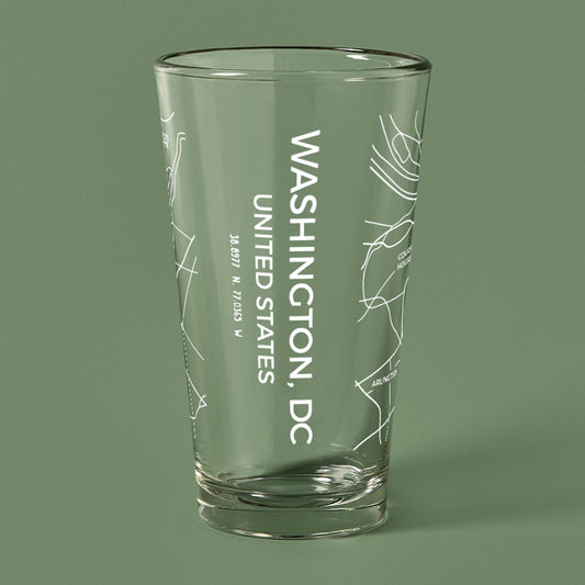 THE PINT -  Washington DC Map, 16oz
