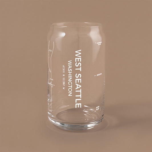 THE CAN - West Seattle Map, 16oz